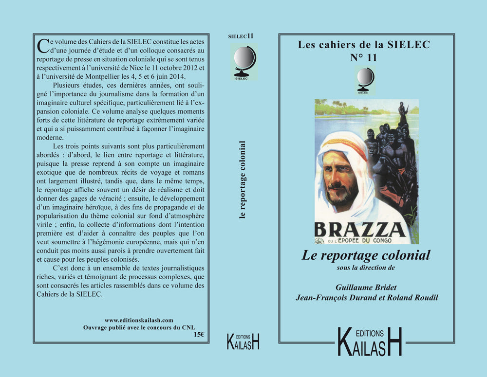 Cahiers de la SIELEC N°11 Le reportage colonial