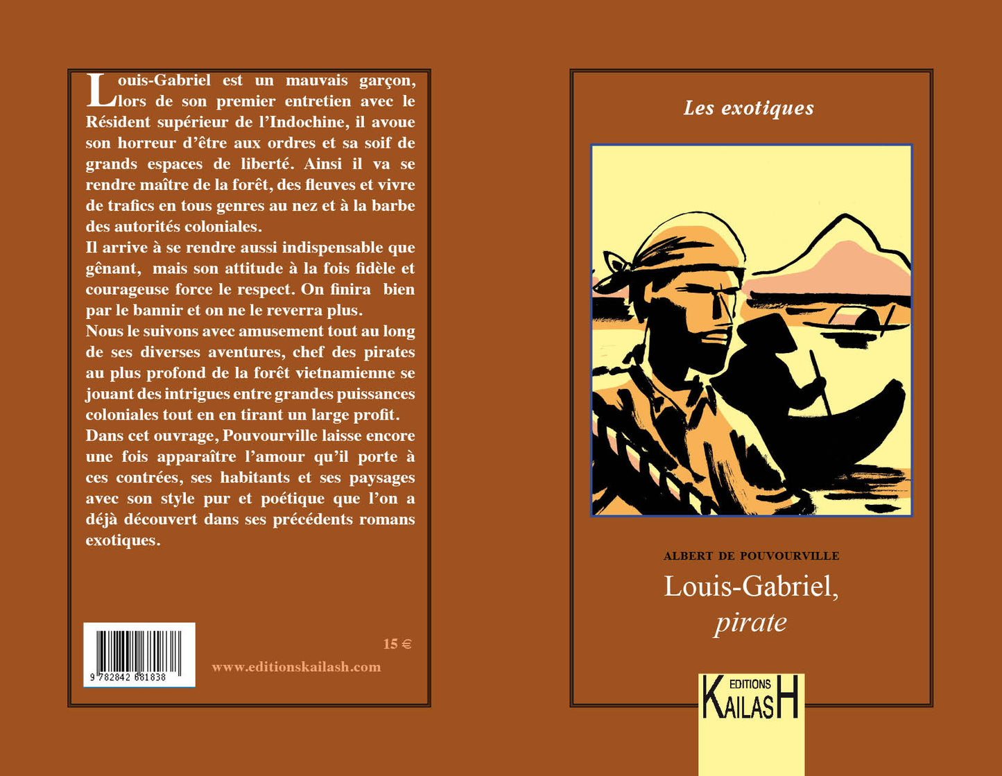 Louis Gabriel pirate, roman exotique Indochine