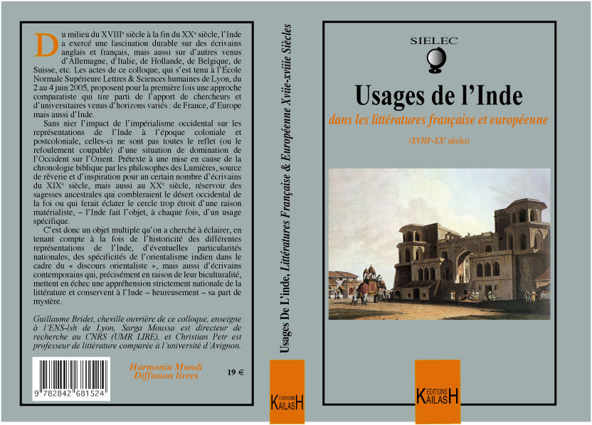 Cahiers de la SIELEC N°4, Usage de l'Inde dans les littératures française et européenne, essai